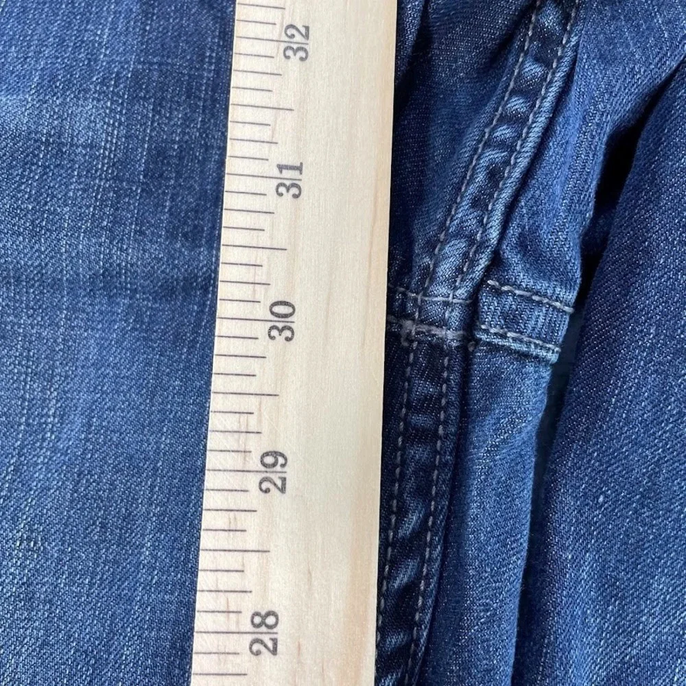 Levi Strauss 569 Loose Straight Stretch Jeans Mens 40x30‎ Dark Wash Blue Denim